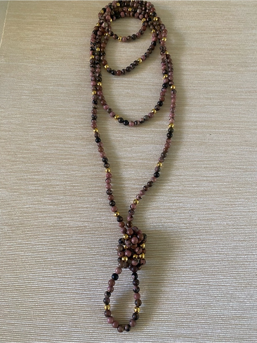 Gorjana Dakota Wrap Necklace, 18 Karat Gold Plated Brass Beads - Picture 3 of 8